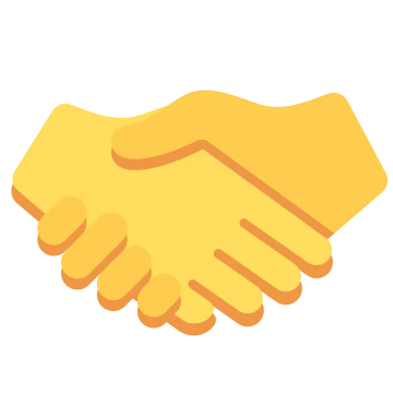 朋友互动贴纸：handshake，可以 / 同意